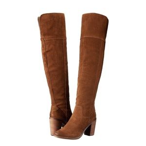 Steve Madden Palisade Chestnut OTK Suede Boots